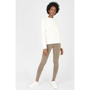 Sweaty Betty Islington Knitted Jumper Heavy Fuzzy Sweater In Ivory Size L $200